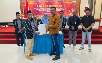 Pleno Terbuka Penetapan DPT